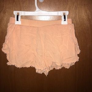 LA Hearts Pink Flowy Shorts